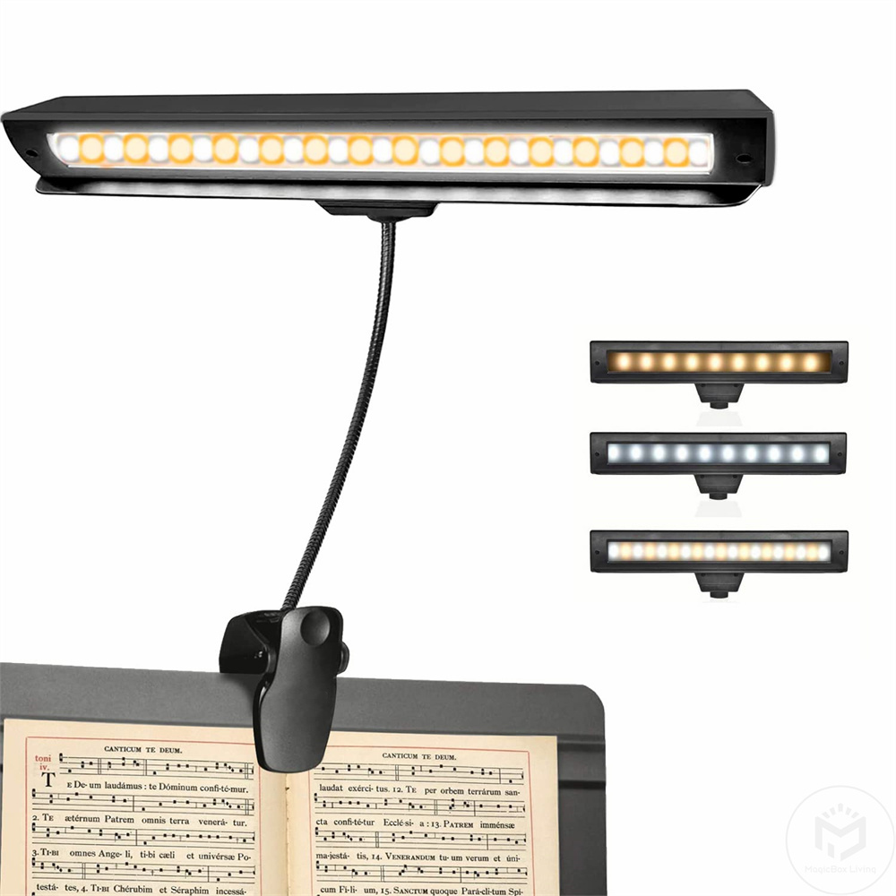 Photography Lighting Book - Rechargeable Music Stand Light 19 LED
