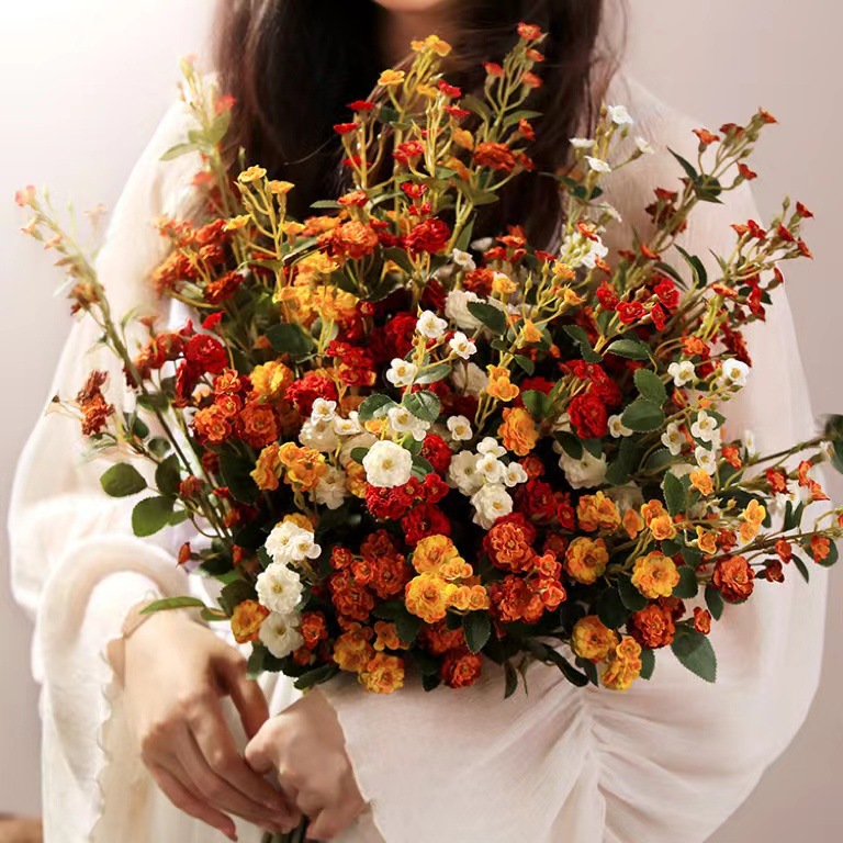 Photography Lighting Home - Light Luxury Small Artificial Rose Bouquets,