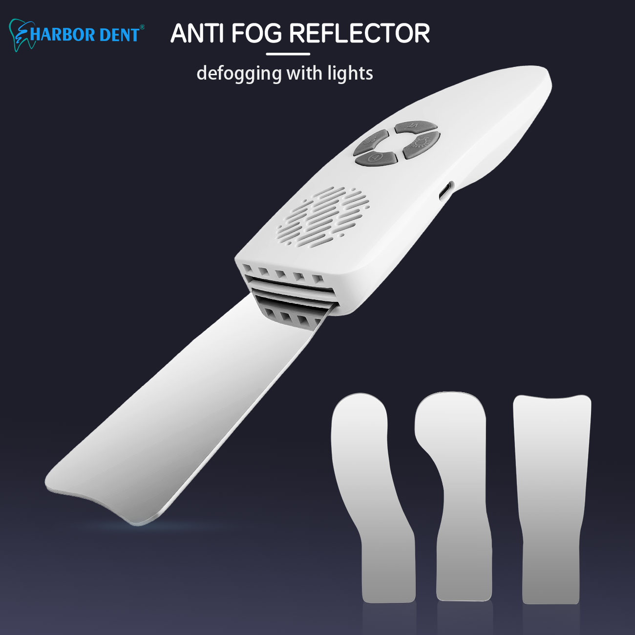 Photography Lighting System - Dental Anti-Fog Mirrors Fog Free Intraoral