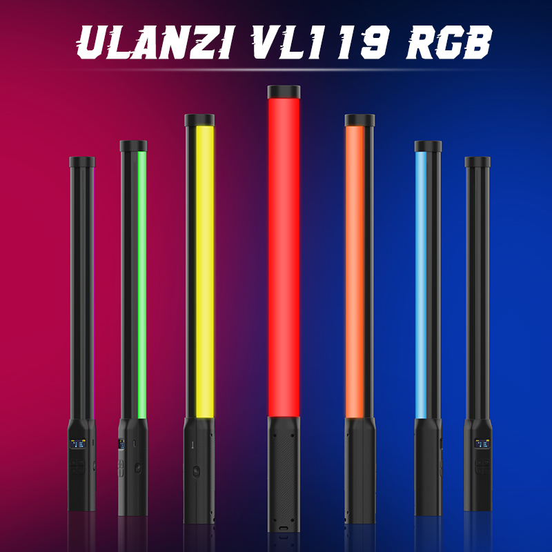 Photography Lighting Wireless - Ulanzi VL119 Handheld RGB Colorful Stick