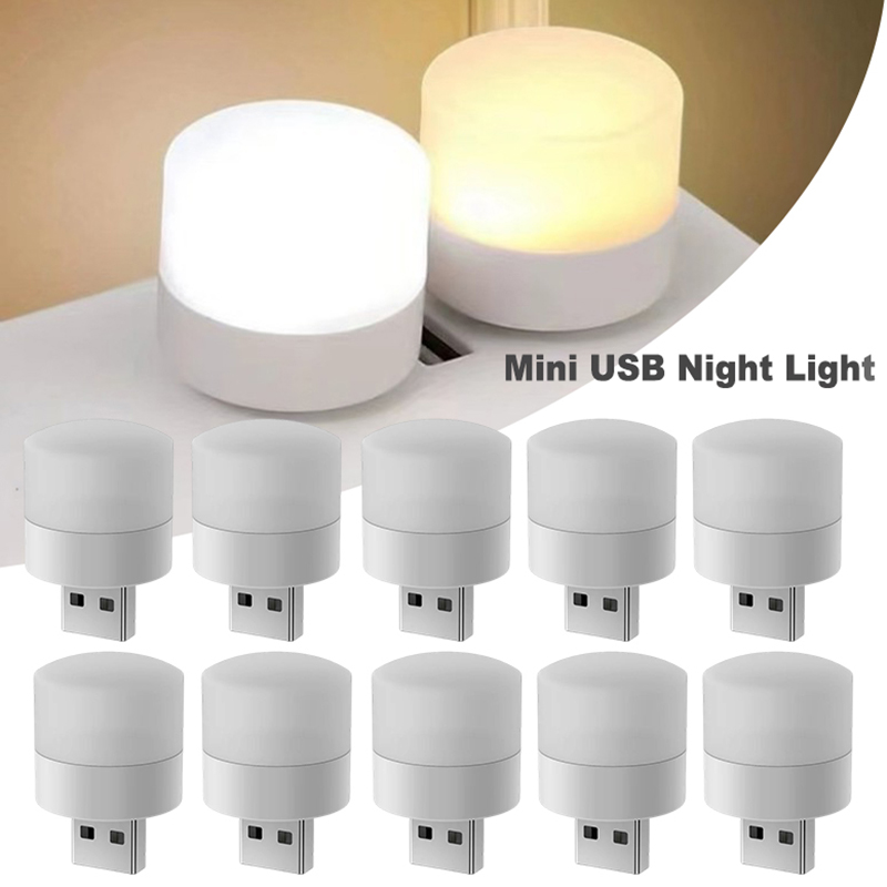 Photography Lighting Book - 1/20Pcs Mini USB Night Light Warm