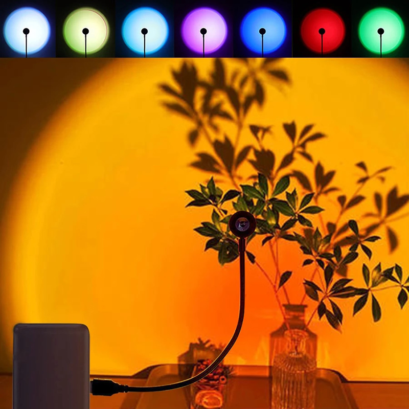 Photography Lighting Home - LED USB Sunset Lamp Projector Home