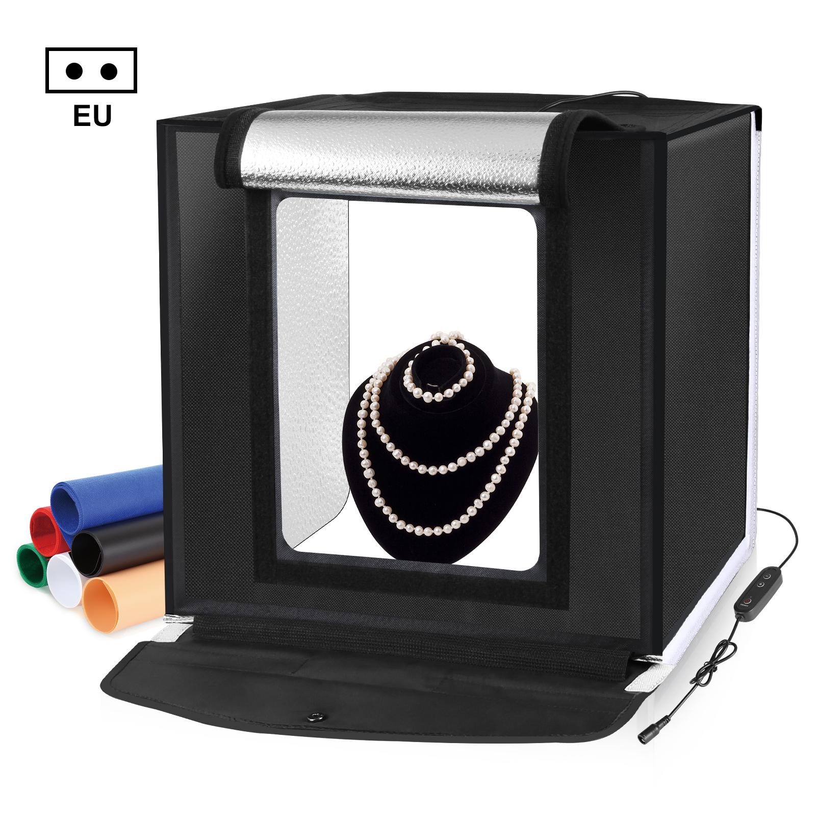 Photography Lighting Kit With Backdrop - PULUZ 40cm Photo Studio Box Tabletop