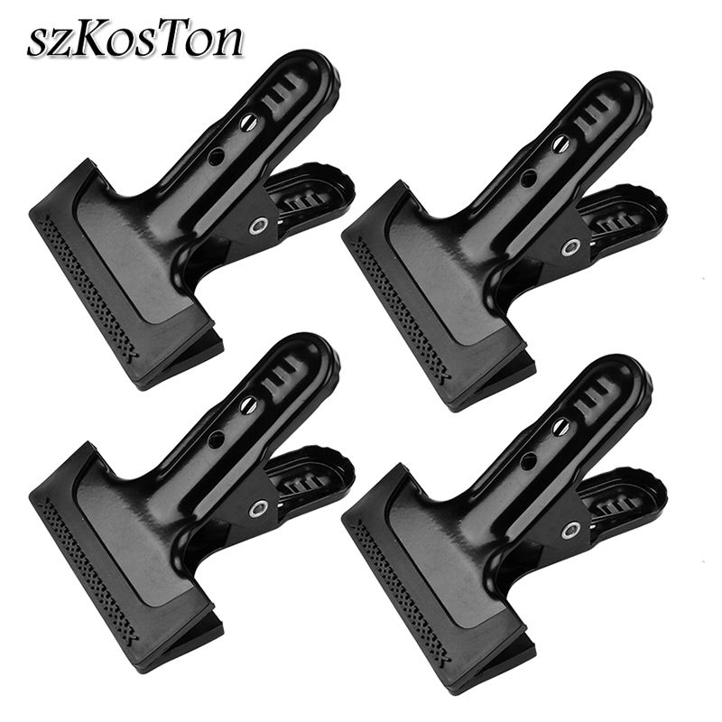 Photography Lighting Kit With Backdrop - 1-12 pcs Metal Clip Background Support