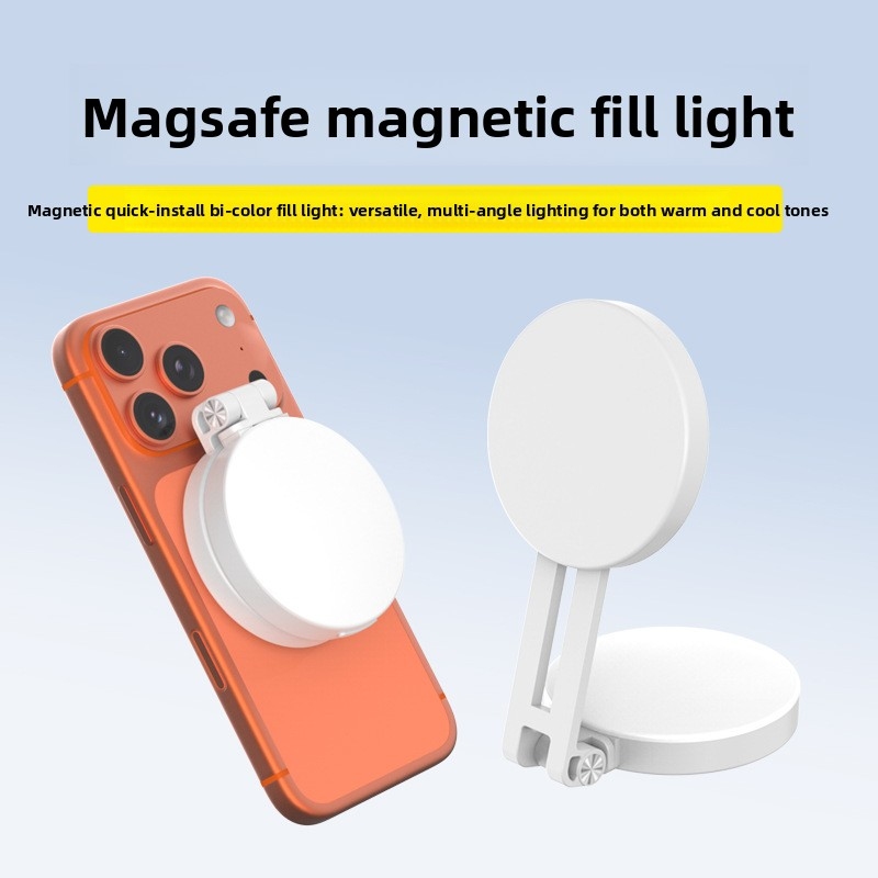 Photography Lighting Continuous - Magsafe Phone LED Ring Light Portable