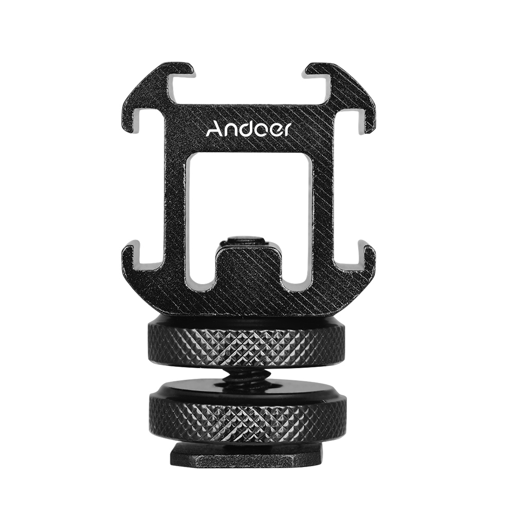 Photography Lighting Continuous - Andoer 3 Cold Shoe Mount Adapter