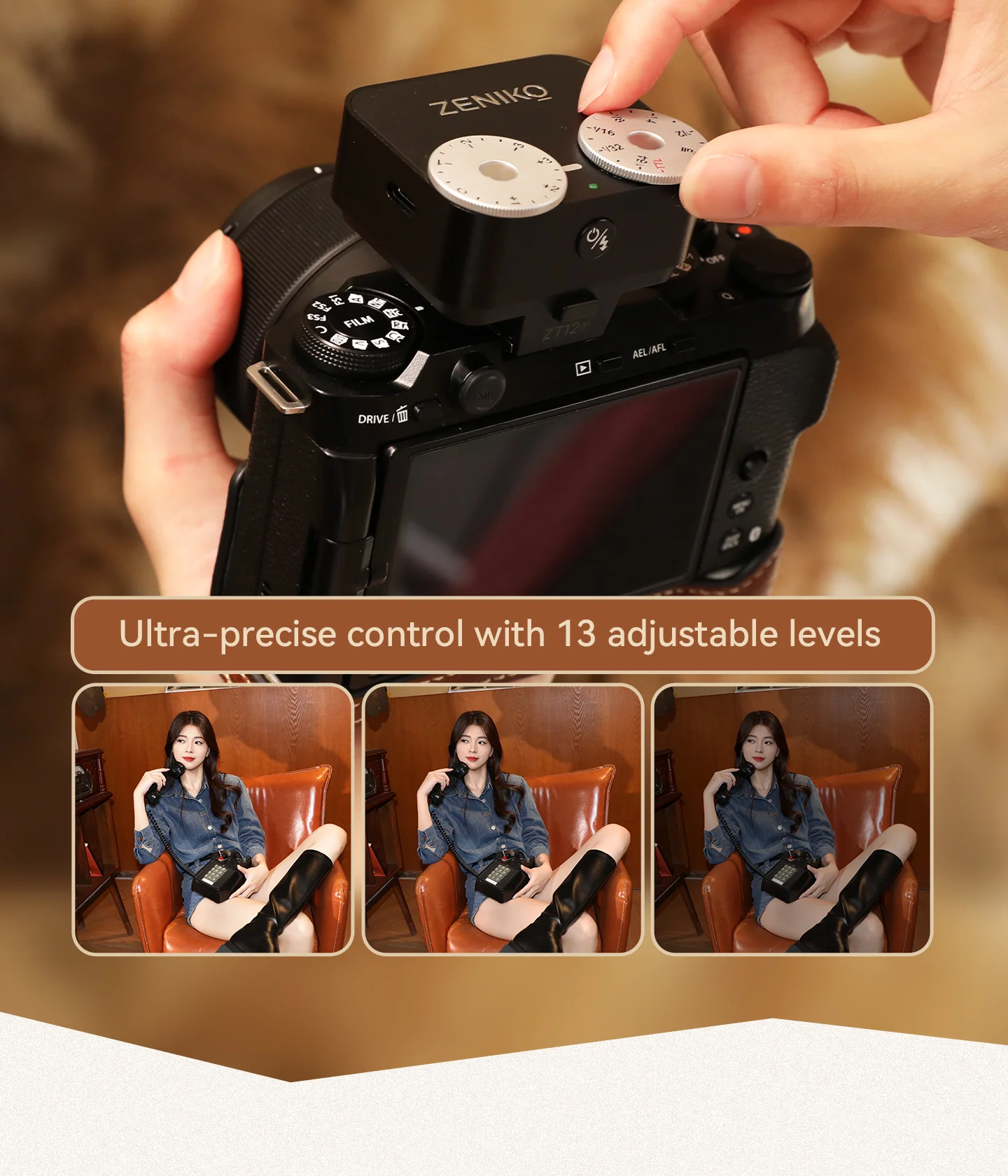 Photography Lighting Brand - ZENIKO ZT12 Compact Retro TTL Speedlite