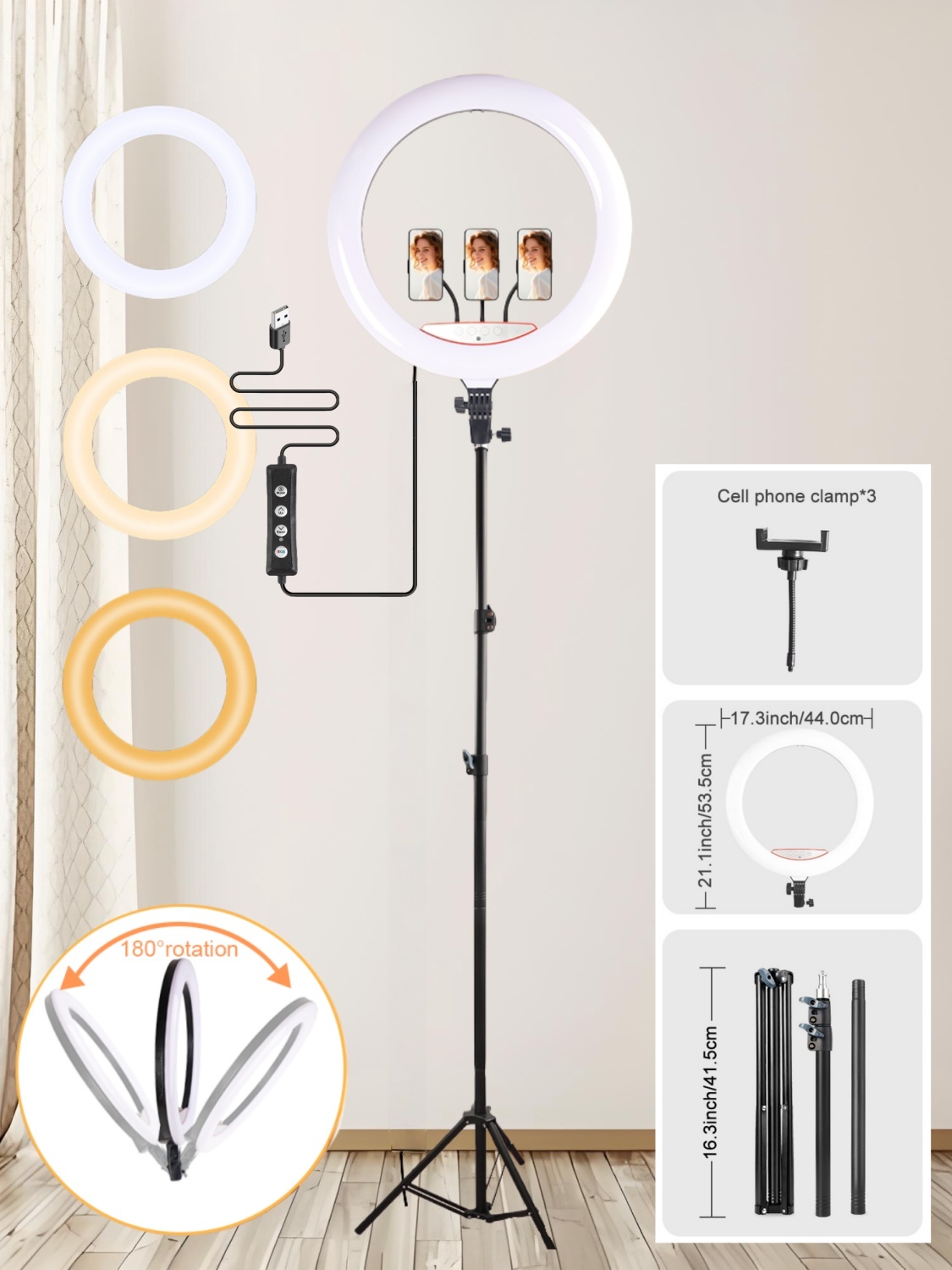 Photography Lighting Online - ofessional 18 Inch Ring Light Kit