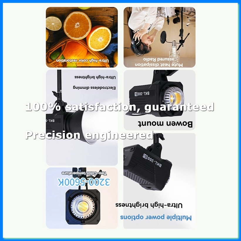 Photography Lighting Video - 300W Bi LED Video Light, Continuous