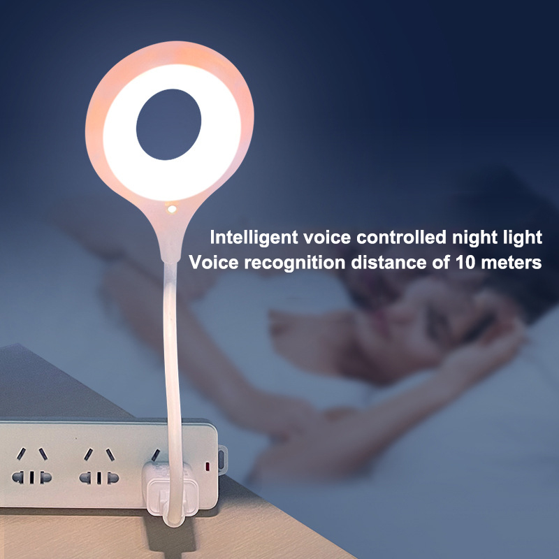 Photography Lighting Book - Intelligent Voice Controlled Night Light Portable