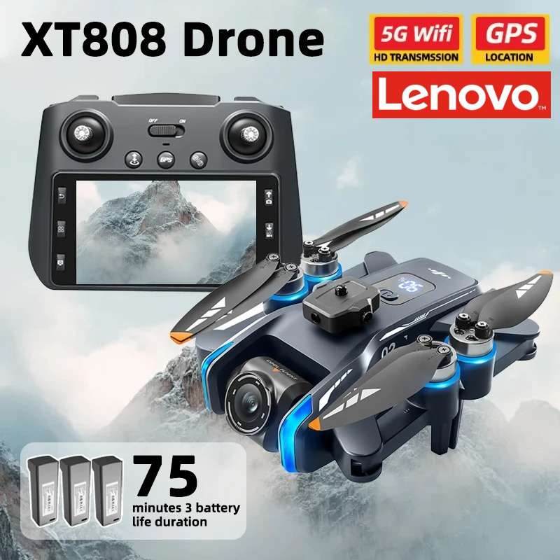 Photography Lighting System - Lenovo XT808 Pro MAX Drone 4K