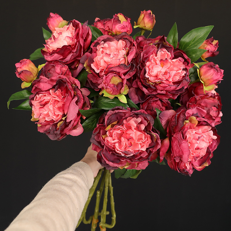 Photography Lighting Simulation - 1PC Retro 2 Head Peony Simulation