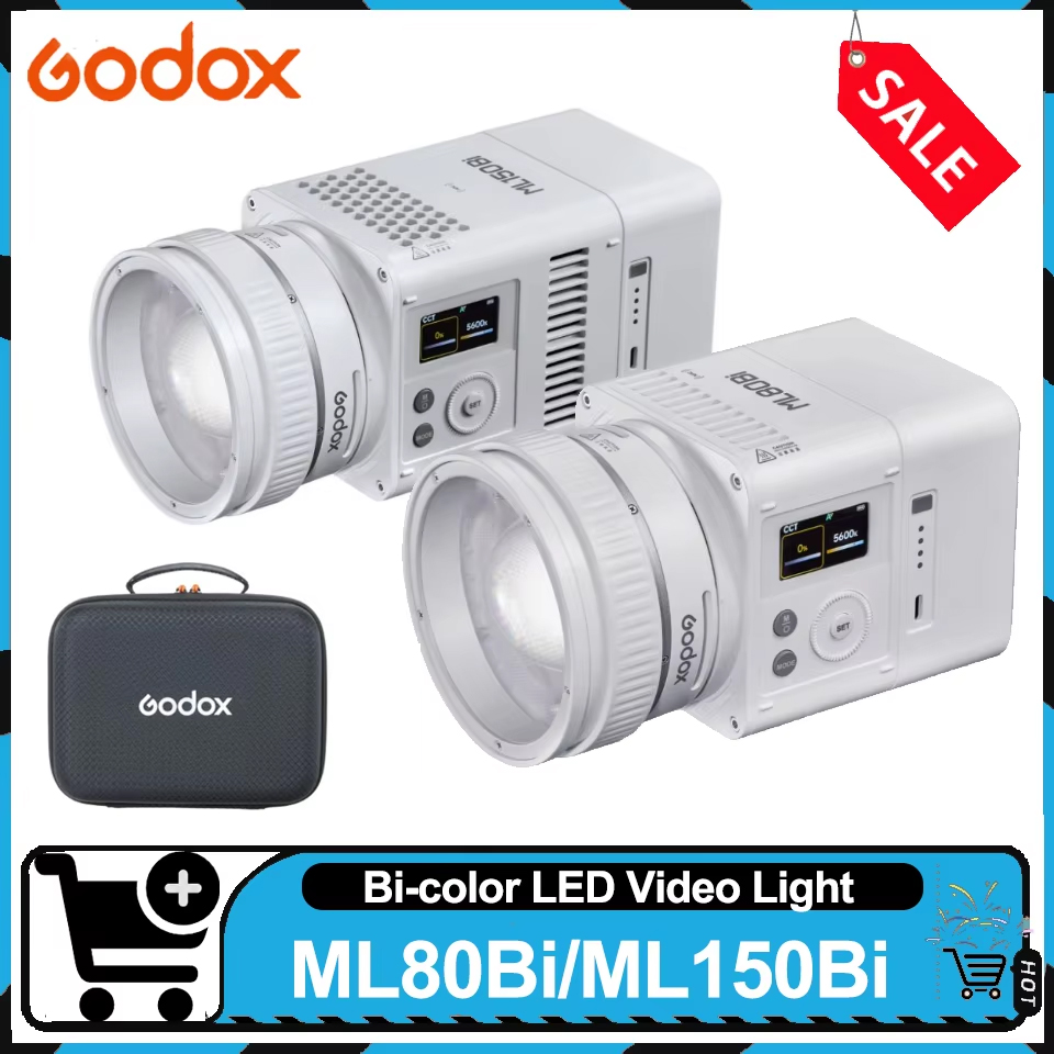 Photography Lighting Wireless - Godox ML80Bi ML150Bi 80/150W 2800-6500K LED