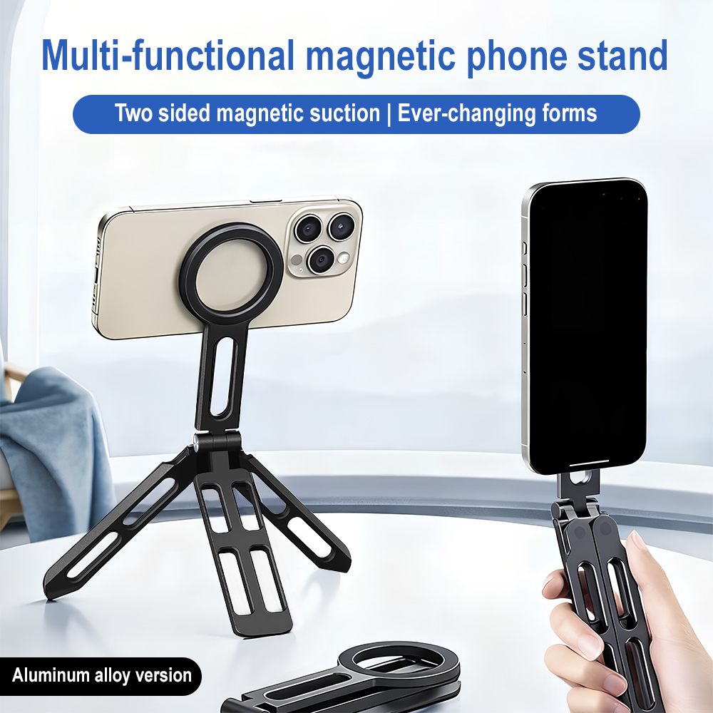 Photography Lighting For Food - Magnetic Phone Holder Four-axis 360° Rotation