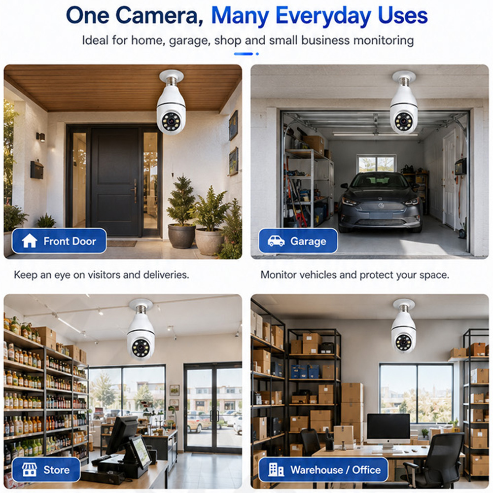 Bulb Camera  Tuya Wireless Lig - Photography Lighting Wireless ulasan dan harga