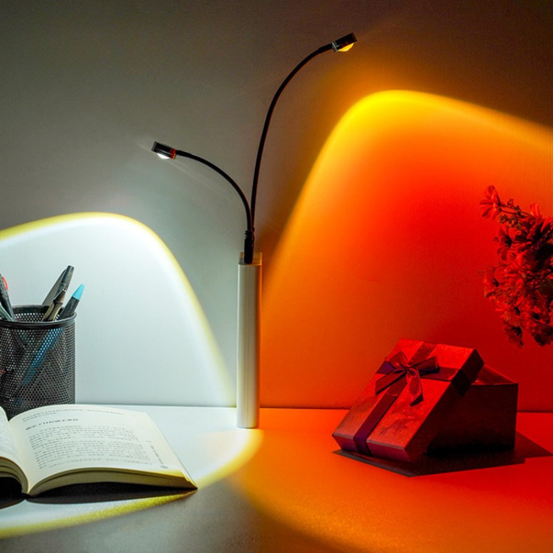 USB Sunset Projection Lamp Rai - Photography Lighting Wall ulasan dan harga