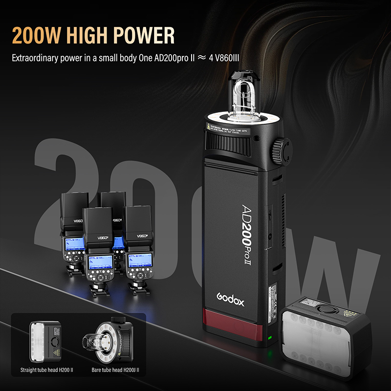Godox AD200ProII  TTL 2.4G Wir - Photography Lighting Wireless ulasan dan harga