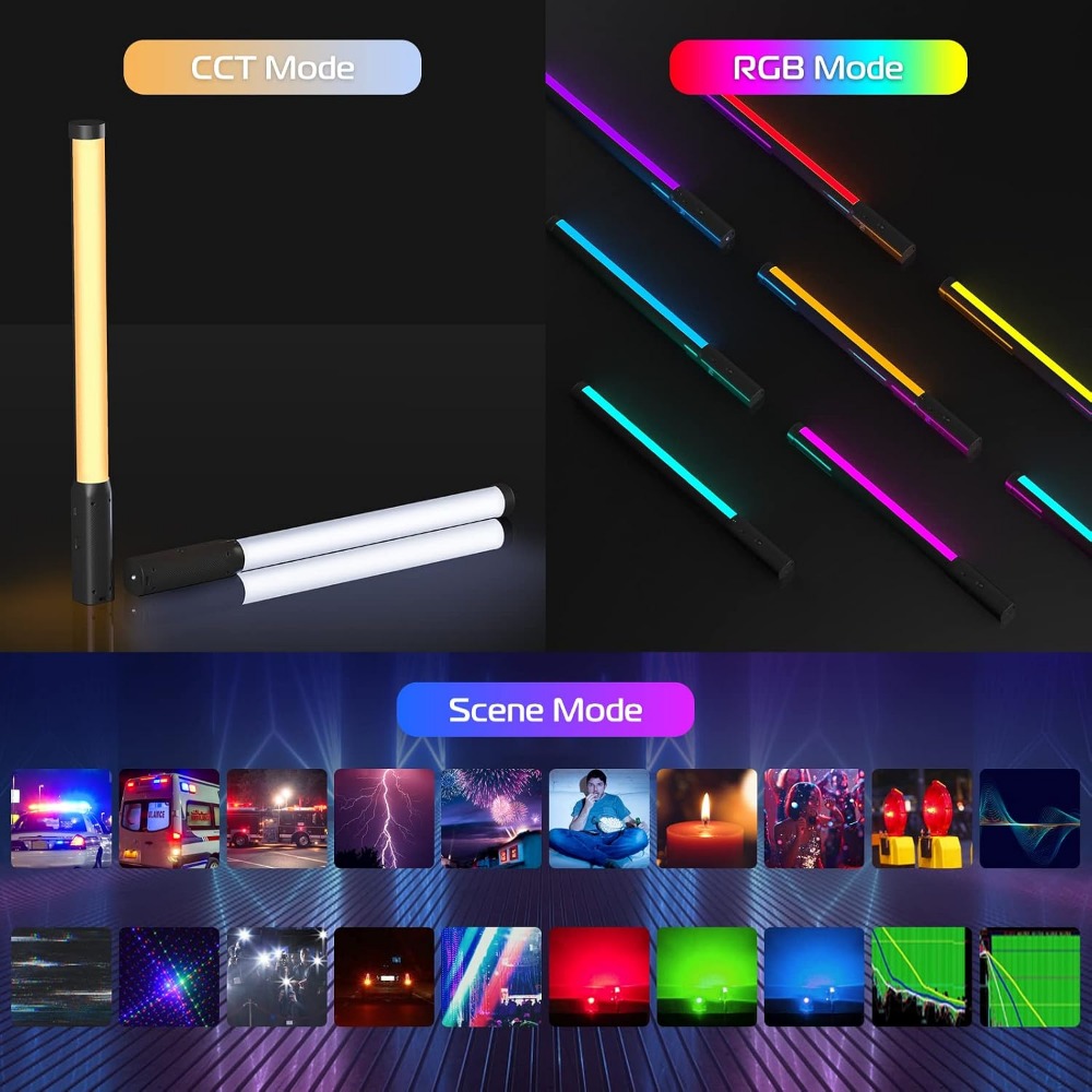 Handheld RGB LED Video Light S - Photography Lighting Brand ulasan dan harga