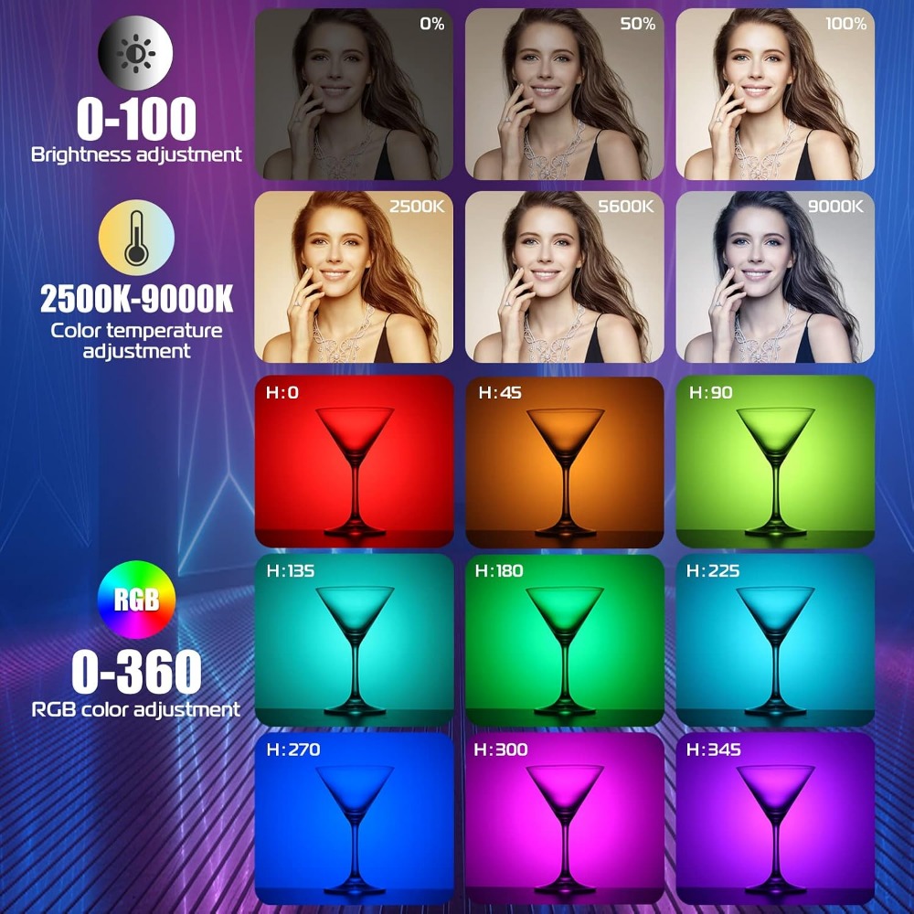 Handheld RGB LED Video Light S - Photography Lighting Brand ulasan dan harga