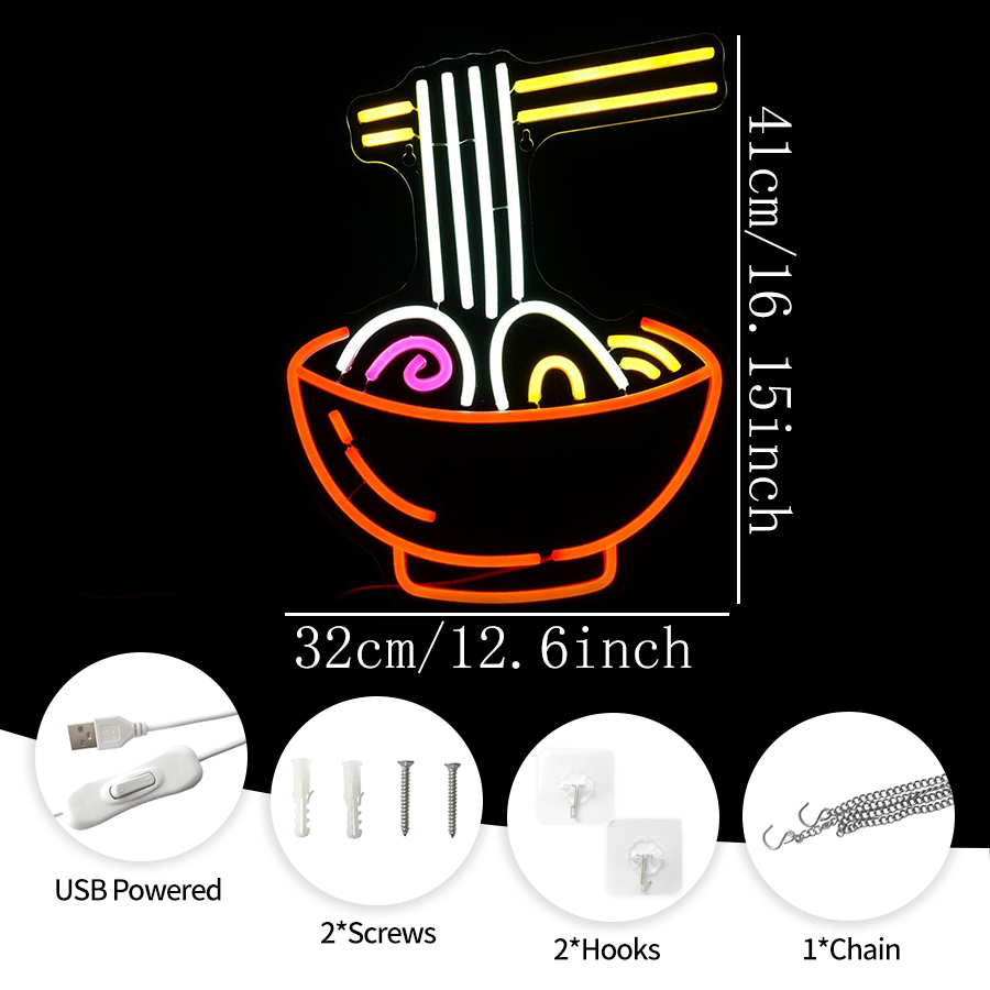 PASTA Neon Sign for Wall Decor - Photography Lighting For Food ulasan dan harga