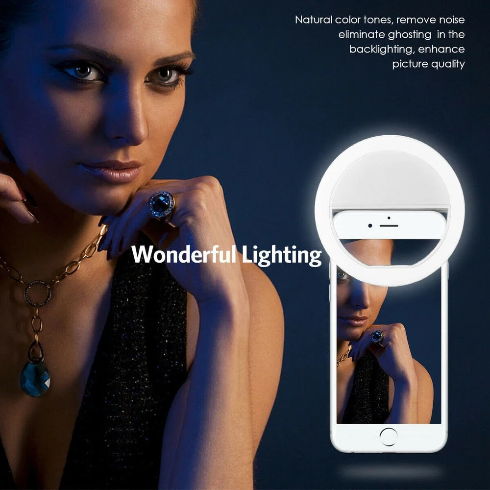 LED Selfie Fill Light USB Char - Photography Lighting Video ulasan dan harga