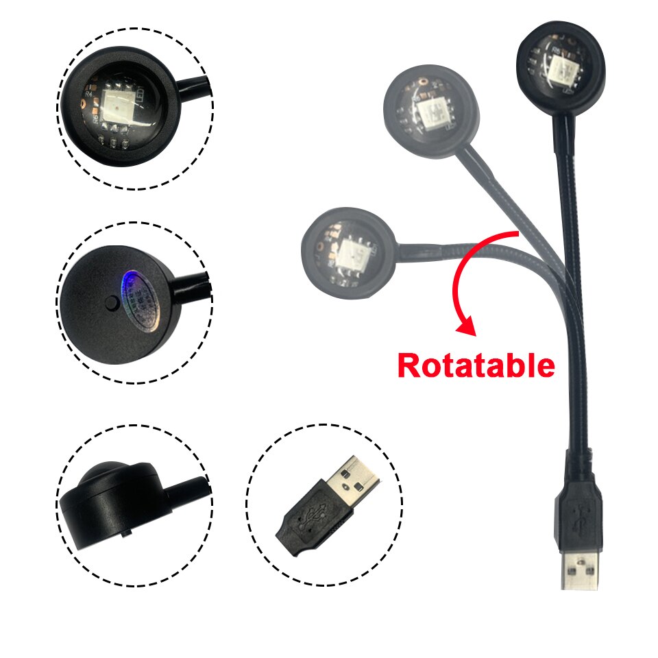Colorful Gradient USB Sunset L - Photography Lighting Home ulasan dan harga