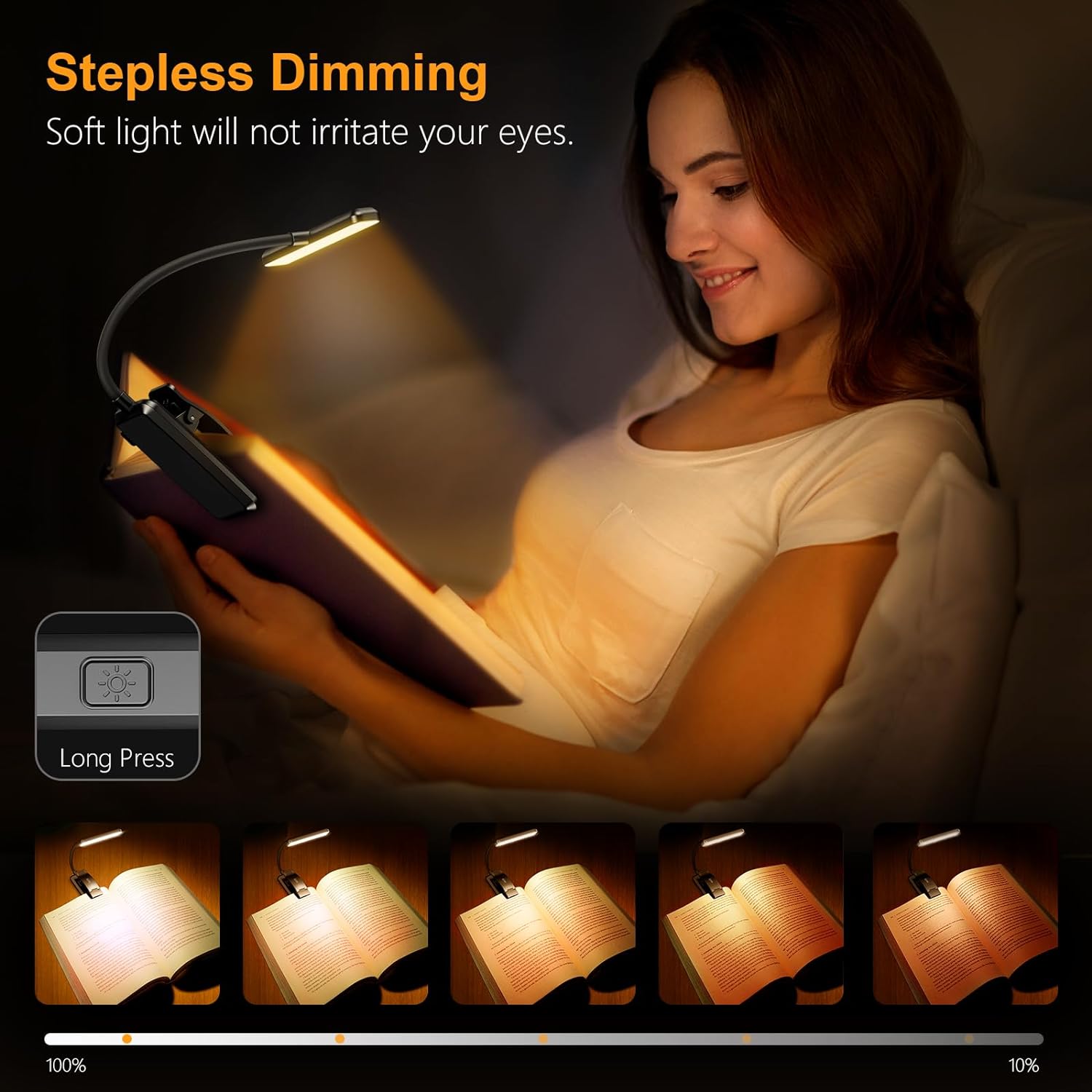 LED Book Light Reading Light E - Photography Lighting Book ulasan dan harga