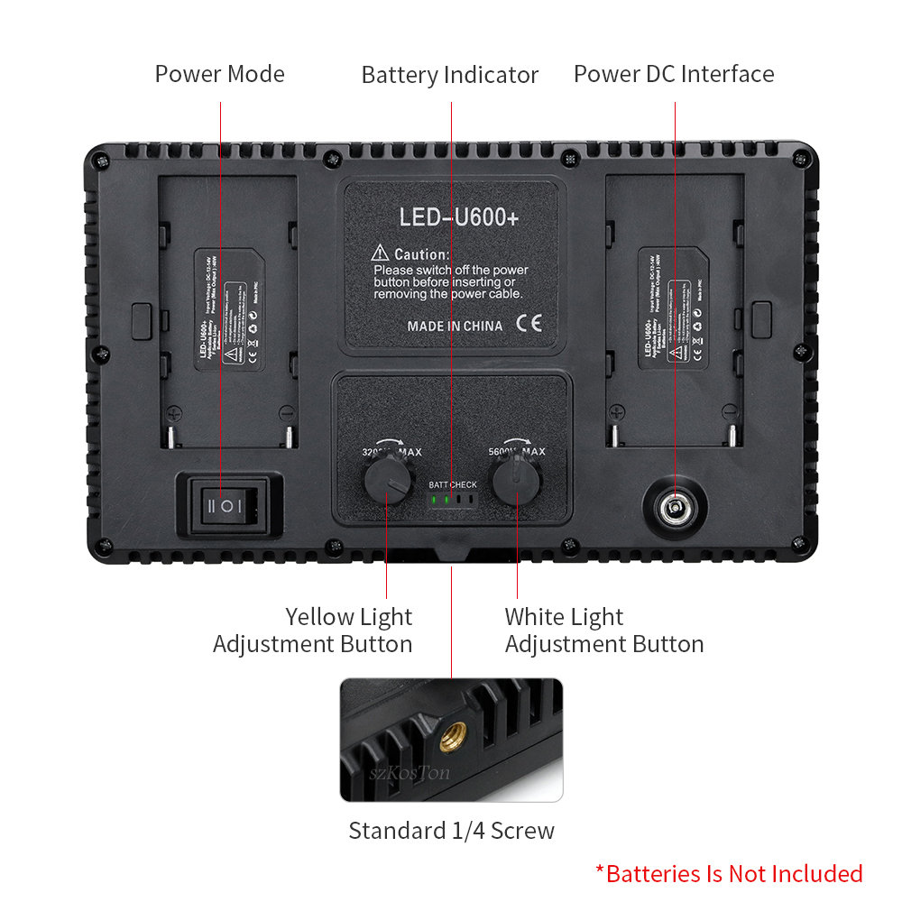 U800 LED Photo Studio Light fo - Photography Lighting System ulasan dan harga