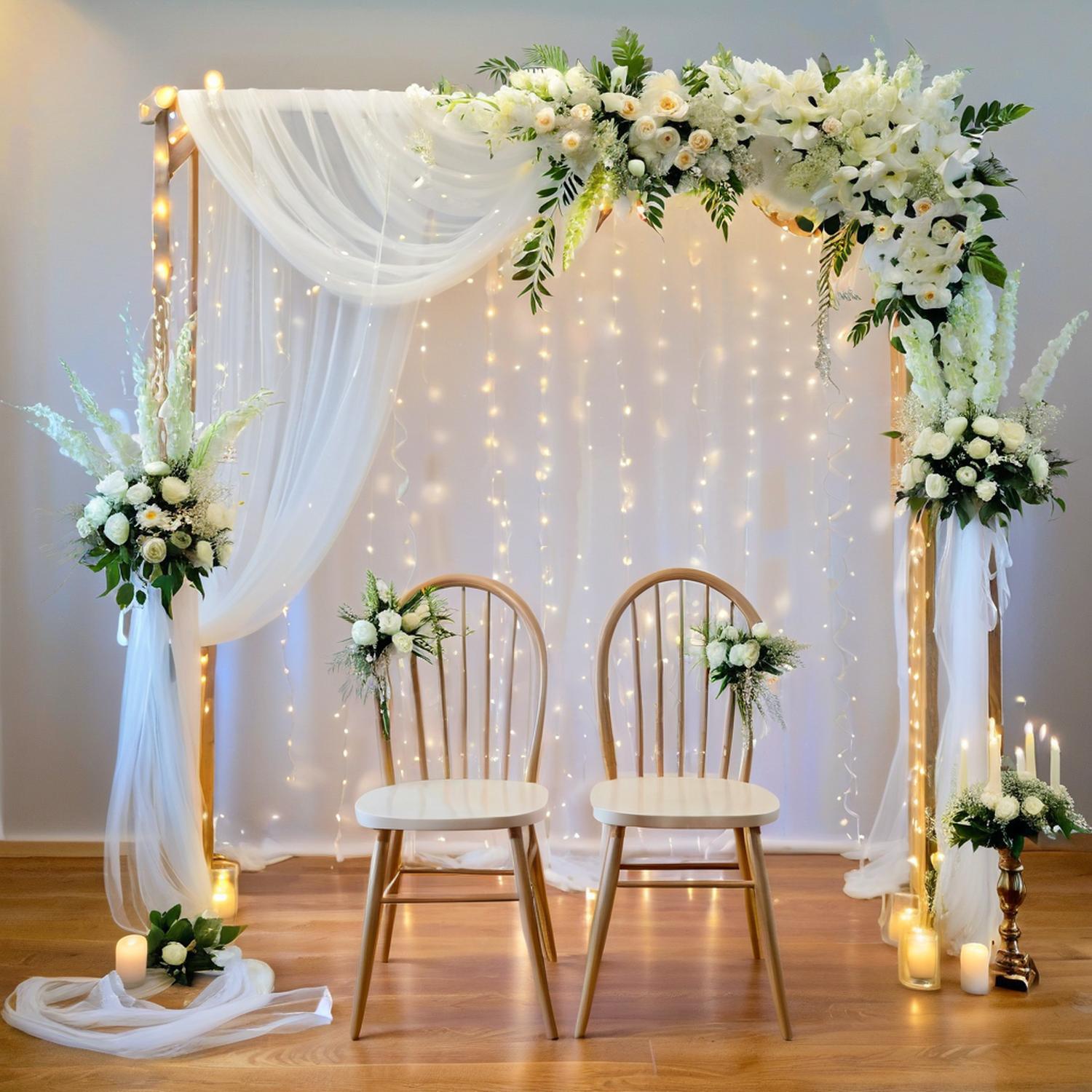 Tulle Backdrop Curtains, Optio - Photography Lighting Home ulasan dan harga