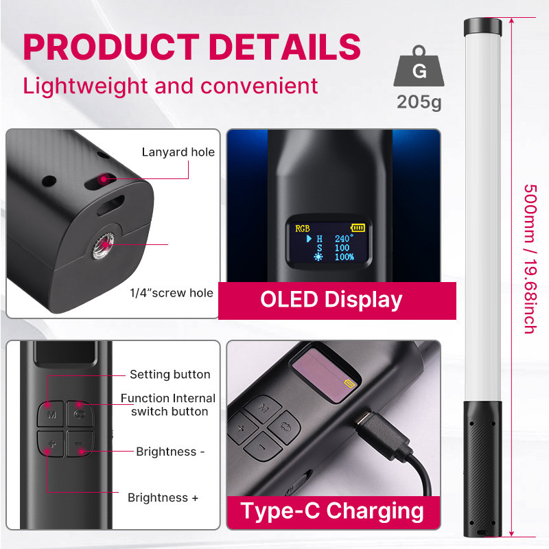 Ulanzi VL119 Handheld RGB Colo - Photography Lighting Wireless ulasan dan harga