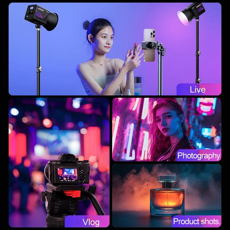 RGB Video Light Portable LED P - Photography Lighting System ulasan dan harga