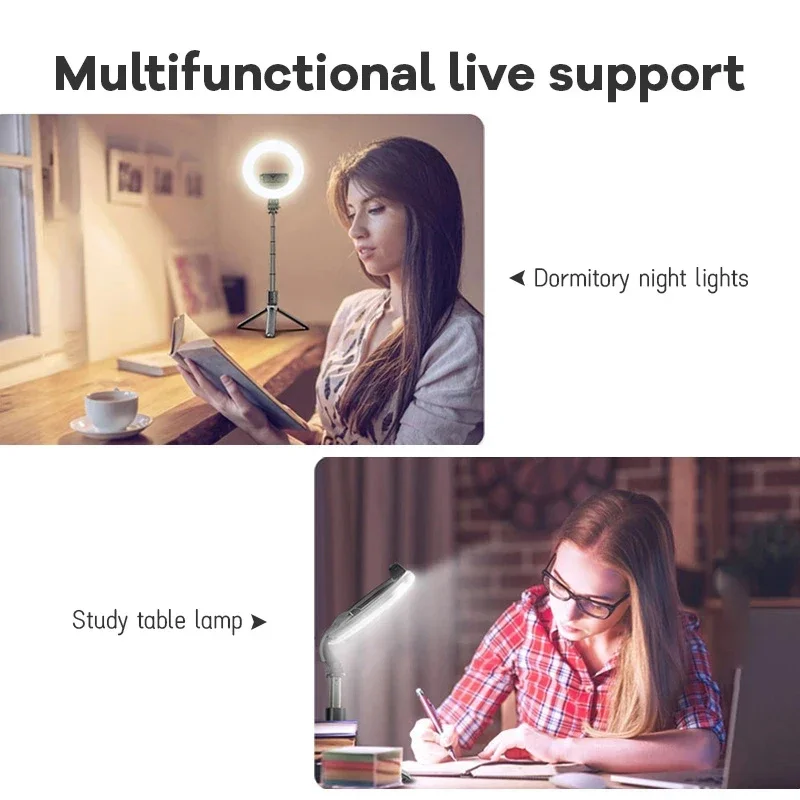 4 In 1 Wireless Bluetooth Self - Photography Lighting Wireless ulasan dan harga