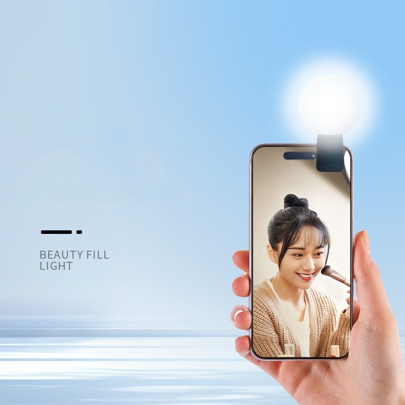 Mini Q Round Selfie Fill Light - Photography Lighting Video ulasan dan harga