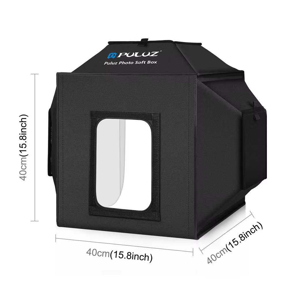 40cm Folding Photography Studi - Photography Lighting Kit With Backdrop ulasan dan harga