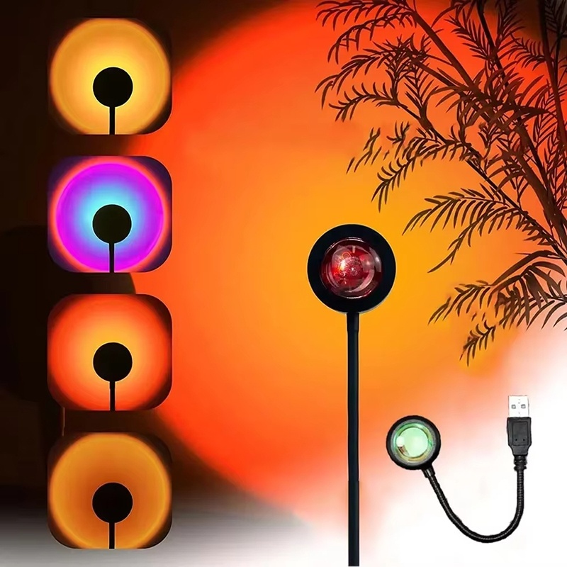 USB Charging LED Sunset Light  - Photography Lighting Wall ulasan dan harga