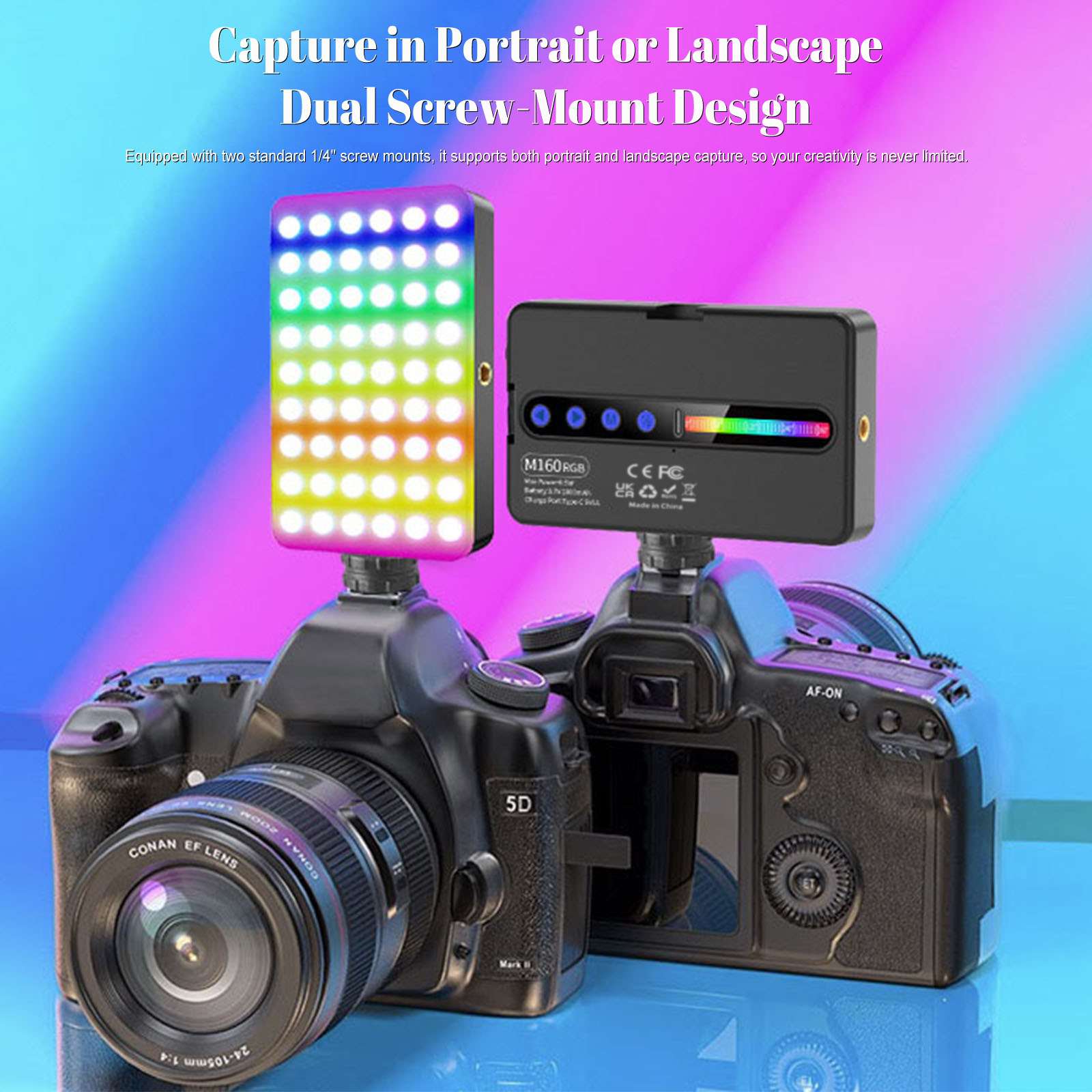 6.5W RGB LED Video Light 2700K - Photography Lighting Video ulasan dan harga