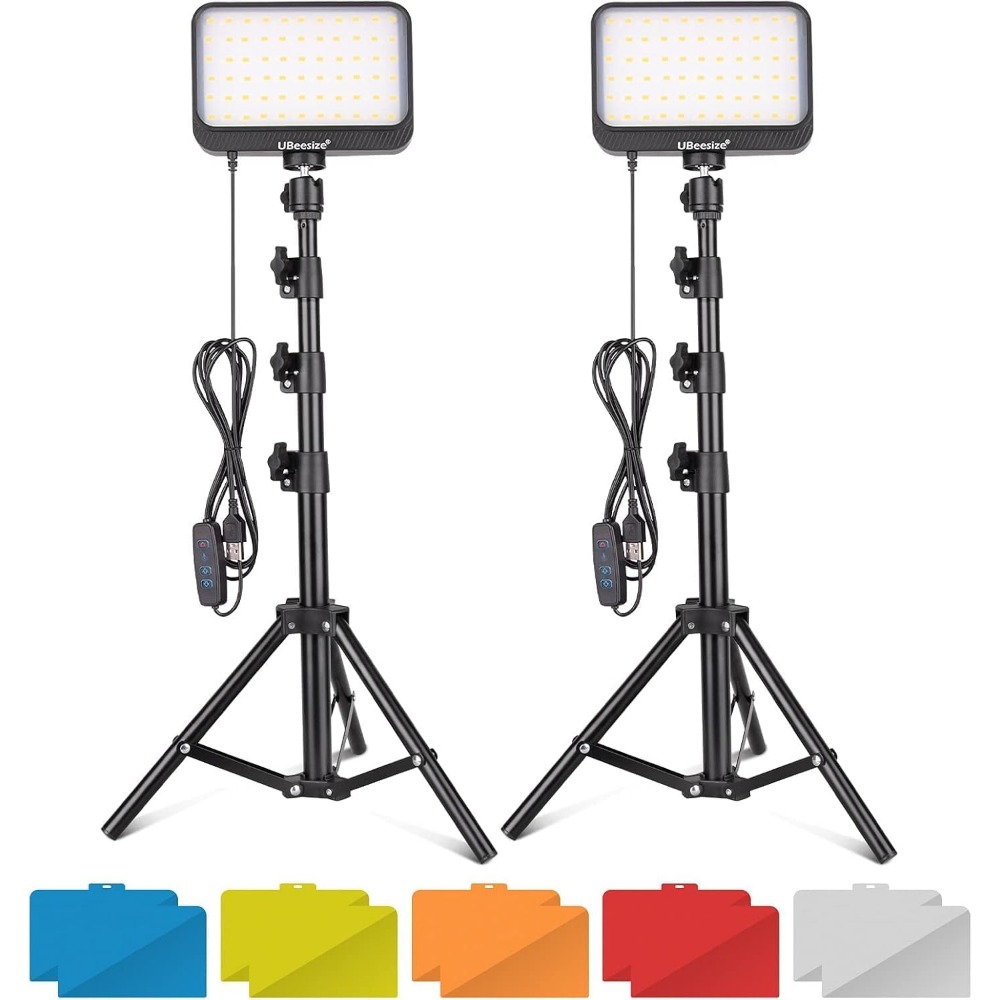 Dimmable LED Video Light Kit w - Photography Lighting Brand ulasan dan harga