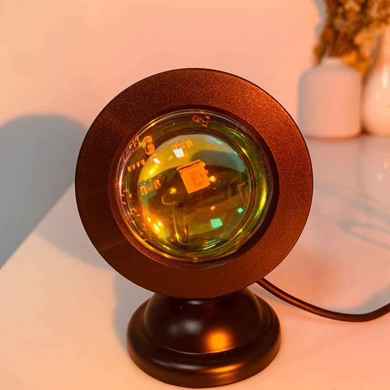 Led USB Sunset Lamp Projector  - Photography Lighting Home ulasan dan harga