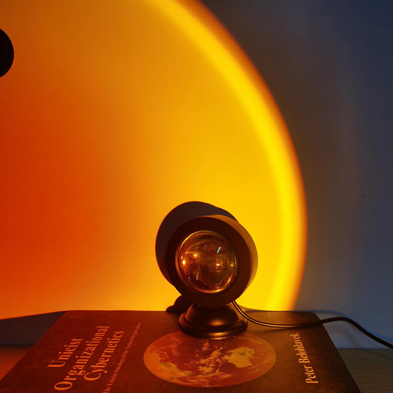 Led USB Sunset Lamp Projector  - Photography Lighting Home ulasan dan harga
