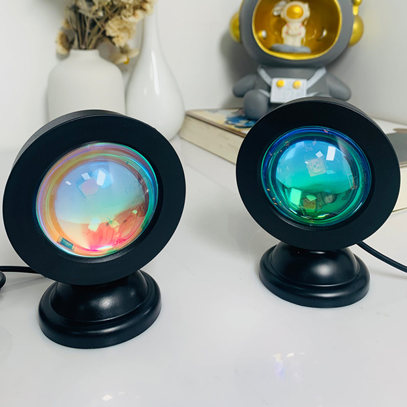 Led USB Sunset Lamp Projector  - Photography Lighting Home ulasan dan harga