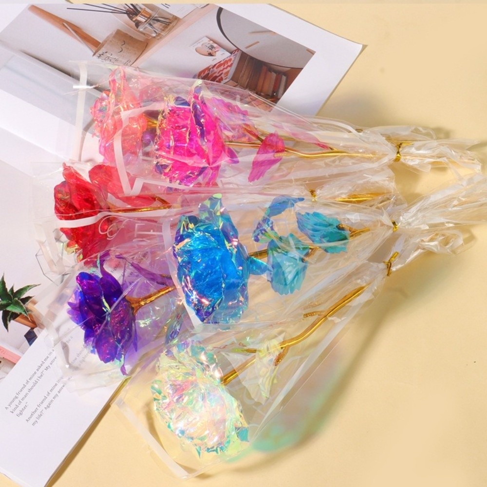 Glowing Gold Foil Rose Flower  - Photography Lighting Simulation ulasan dan harga