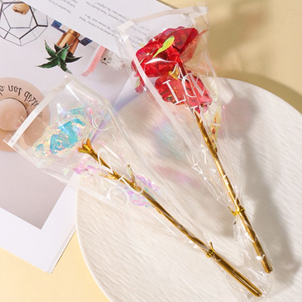 Glowing Gold Foil Rose Flower  - Photography Lighting Simulation ulasan dan harga
