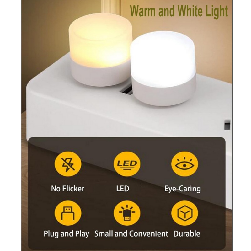 USB Night Light Mini LED Night - Photography Lighting Book ulasan dan harga