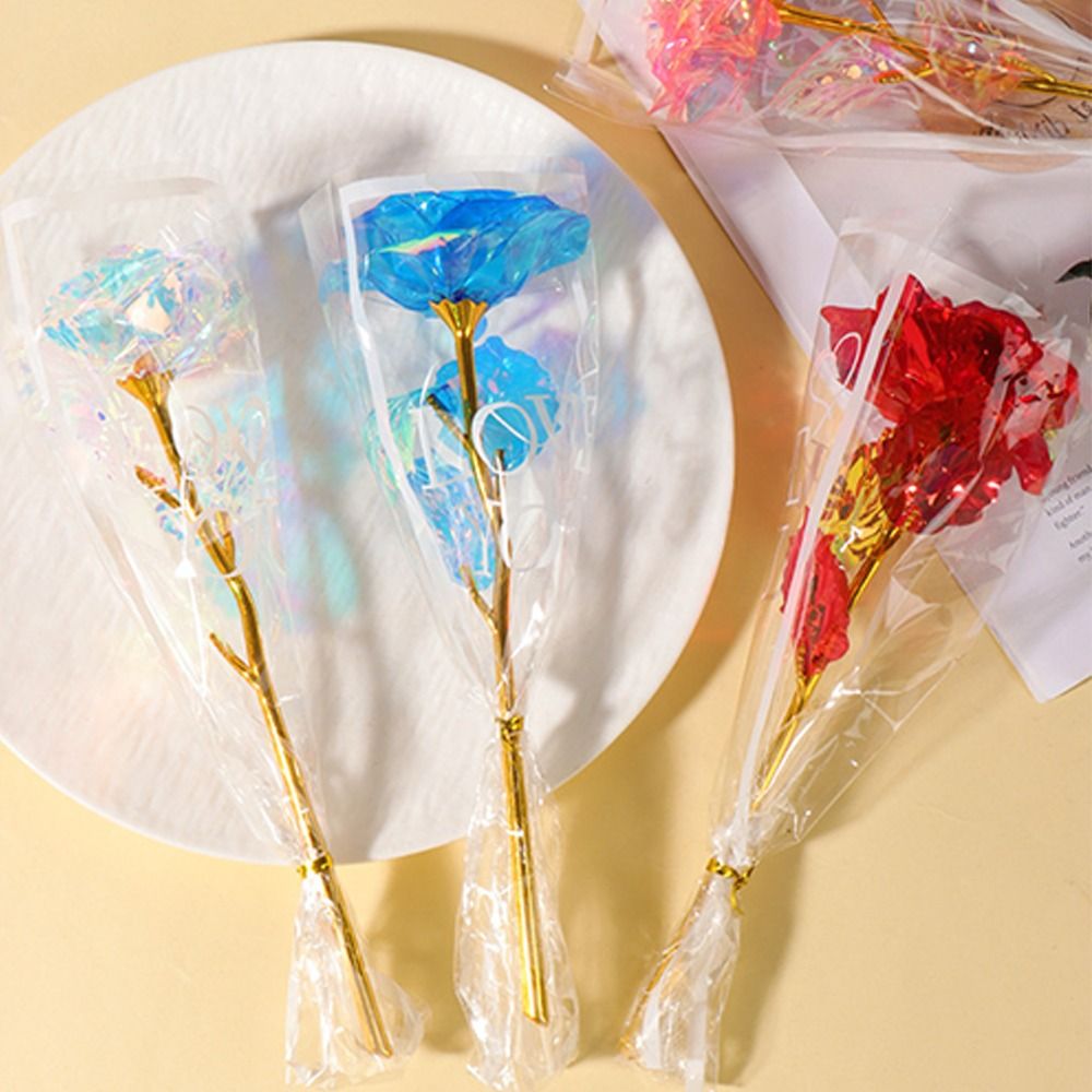 Glowing Gold Foil Rose Flower  - Photography Lighting Simulation ulasan dan harga