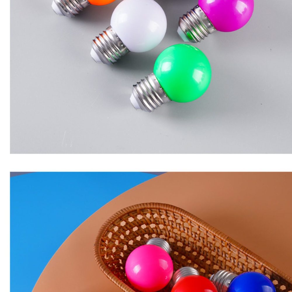 E27 Colored LED Bulb Energy Sa - Photography Lighting Home ulasan dan harga