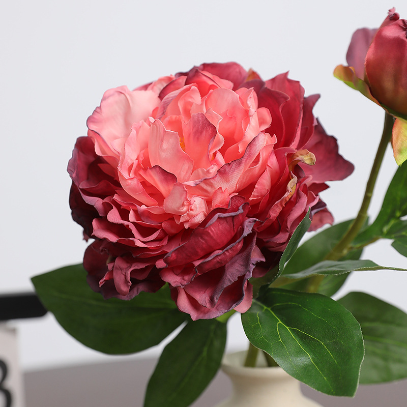 1PC Retro 2 Head Peony Simulat - Photography Lighting Simulation ulasan dan harga
