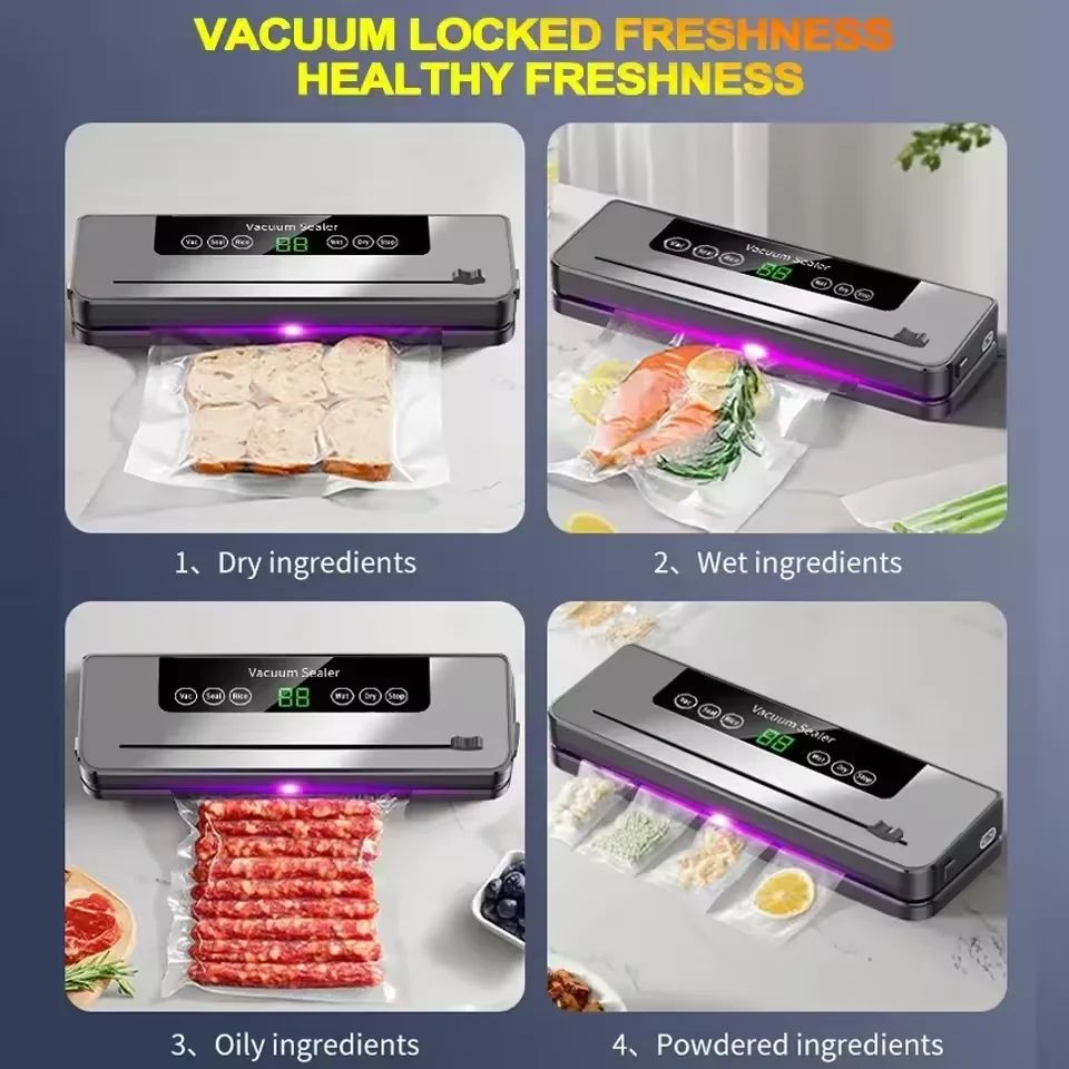 Vacuum Sealing Machine with 10 - Photography Lighting For Food ulasan dan harga