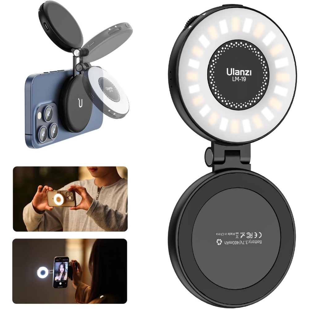 Magnetic LED Selfie Light, Pho - Photography Lighting Brand ulasan dan harga