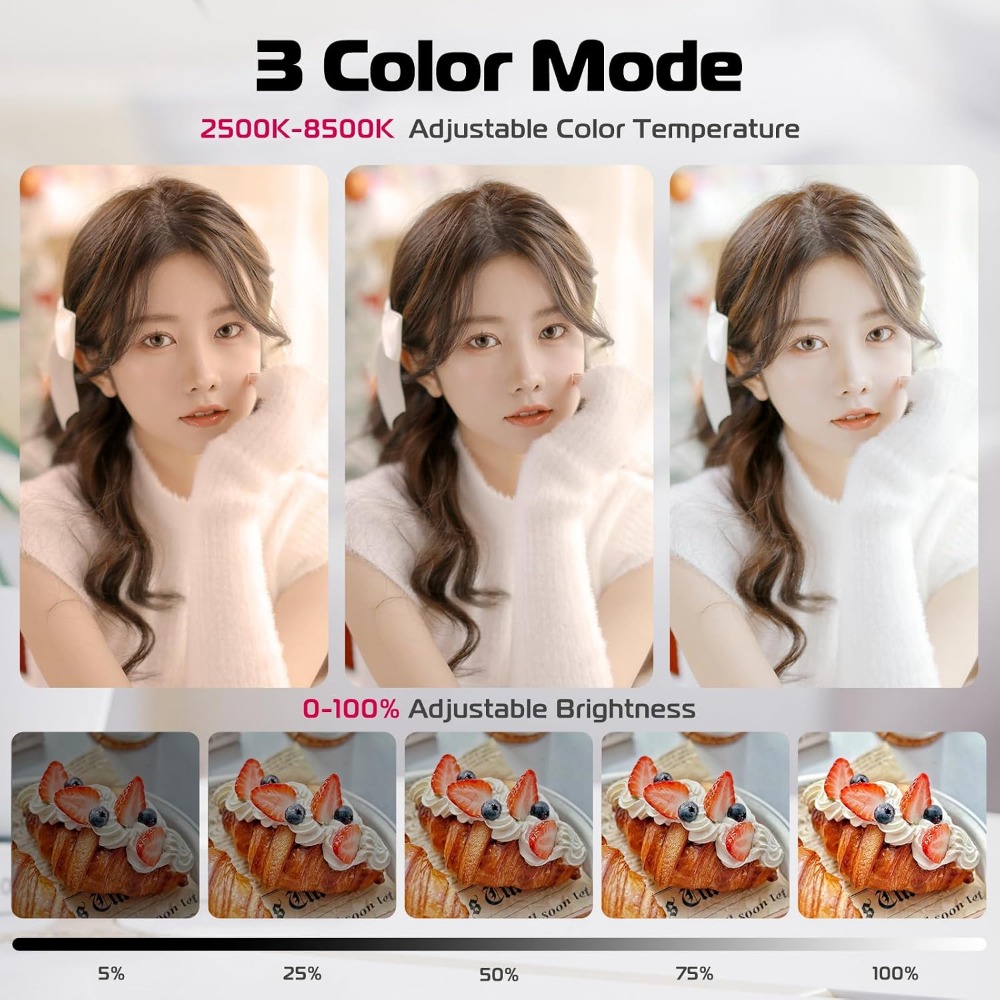 Magnetic LED Selfie Light, Pho - Photography Lighting Brand ulasan dan harga