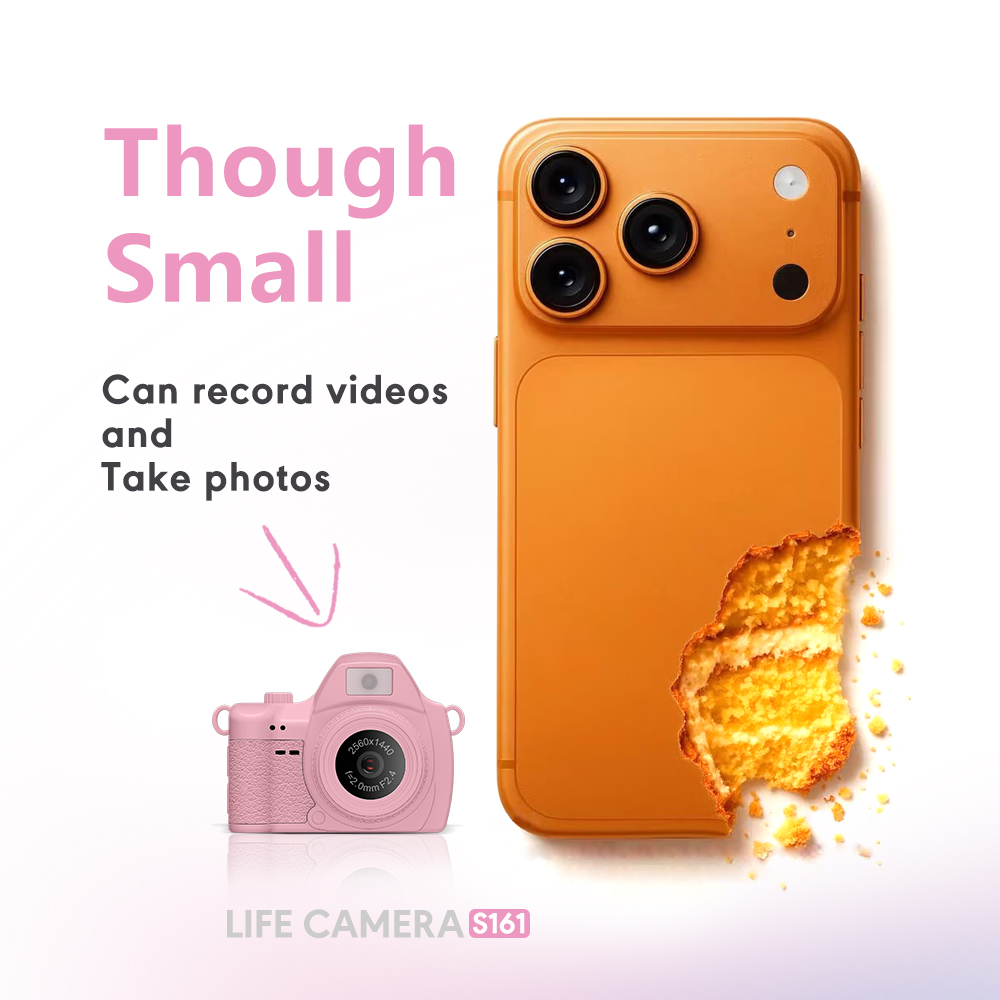 Mini Digital Camera S161 2K HD - Photography Lighting Continuous ulasan dan harga